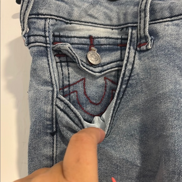 True Religion “Halle High Rise Super Skinny” Woman Jean Size 27 - Picture 4 of 7